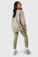 Plus DSGN Studio Slogan Legging Tracksuit