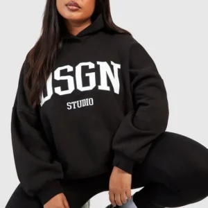 Plus DSGN Studio Oversized Hoodie & Legging Set