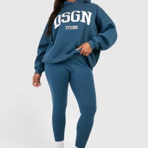Plus DSGN Studio Hoodie & Legging Set