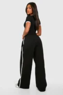 Piping Detail T-Shirt & Straight Leg Jogger Set