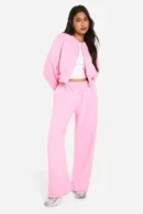 Deep Hem Zip Through Bomber Tracksuit