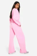 Deep Hem Zip Through Bomber Tracksuit