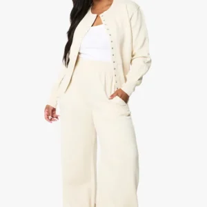 Deep Hem Crop Top 3 Piece Hooded Tracksuit